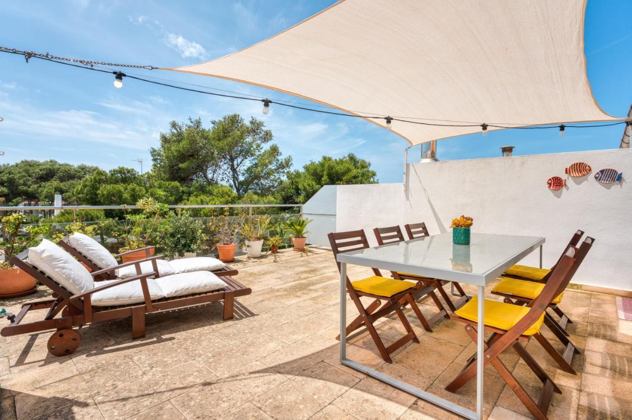 Villa Ático Playa Santandria con Piscina y Wifi Ciutadella  Esterno foto