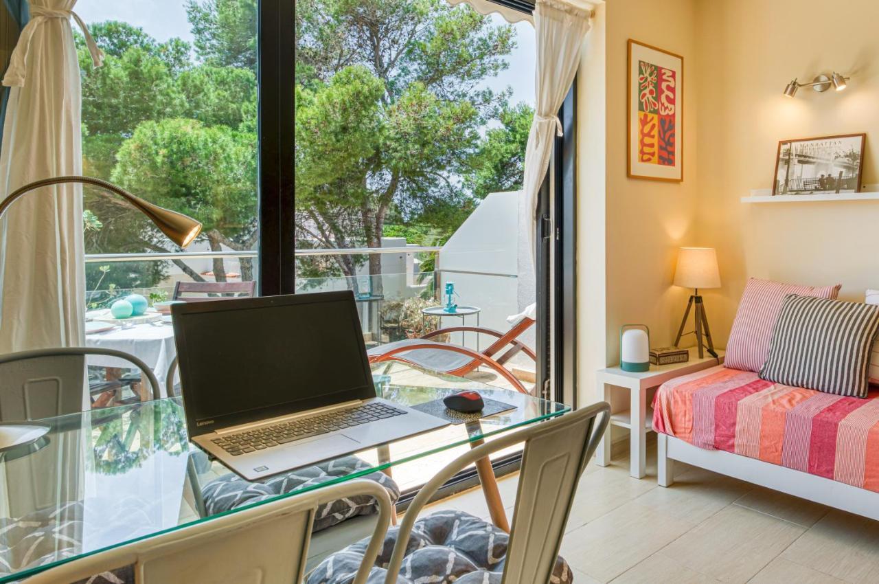 Villa Ático Playa Santandria con Piscina y Wifi Ciutadella  Esterno foto